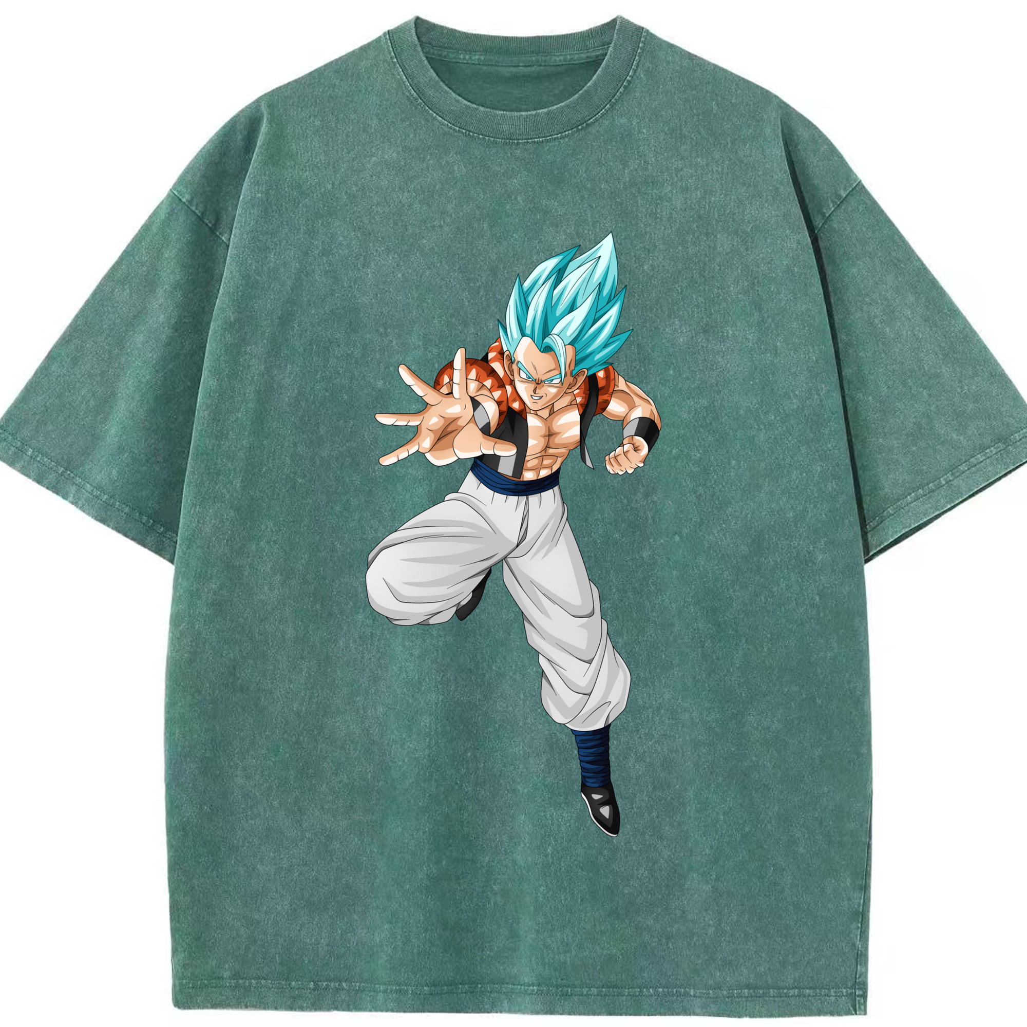 （画像用） ドラゴンボール ベジータ四世（Bejīta Yonsei）DRAGON BALL Vegeta IV 綿100% ヴィンテージ風 半袖Tシャツ（フロントプリント）